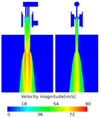 11번 케이스의 Slurry velocity magnitude(m/s)