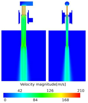 11번 케이스의 Air velocity magnitude(m/s)