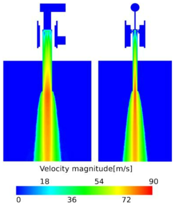 12번 케이스의 Slurry velocity magnitude(m/s)