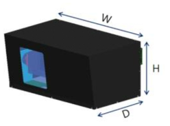 3D Laser Scanner Dimension 표시