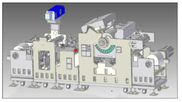 R2R 연속 UV 임프린트 장비의 3D Modeling