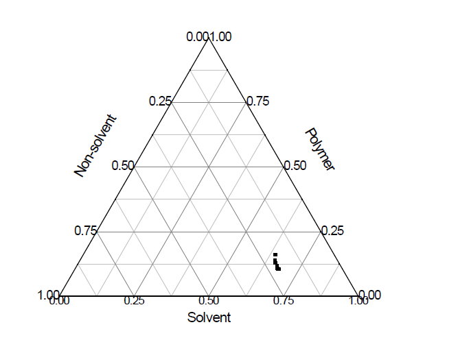 PI011-C4 / Solvent+Nonsolvent / Non-solvent 삼성분계 시스템