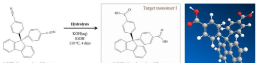 9,9′-bis(4-carboxyphenyl)fluorene (9BCPF) - dicarboxy 화합물 합성