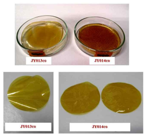 CPBI_coXY 고분자 분리막 (JY013co55, JY014co55).