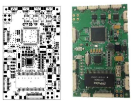 카메라모듈 제어용 임베디드 제어기 제작 사진