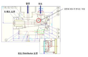 초고압 나노 반도전 평가 용 이중 X-헤드