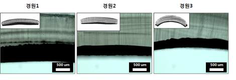 나노 반도전 컴파운드 단면 (고배율)