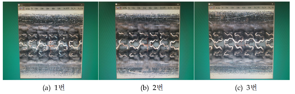 2mm급 CoCr합금 튜브의 레이져 가공된 Stent