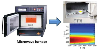 1차 형광체 조성 검색을 위한 microwave furnace