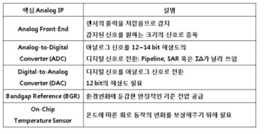 자동차용 반도체 핵심 analog IP