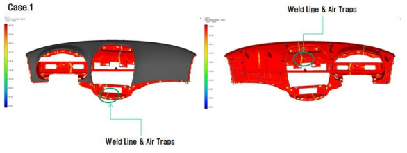 Weldline & Air traps