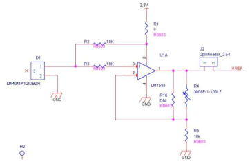Voltage Reference Circuit Schematic