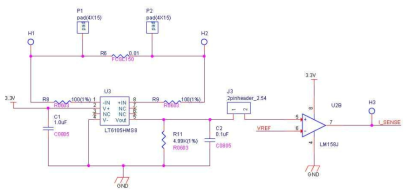 VOLTAGE REFERENCE CIRCUIT SCHEMATIC
