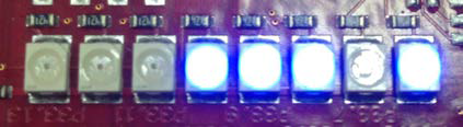 LED에 표시된 칩 초기 온도