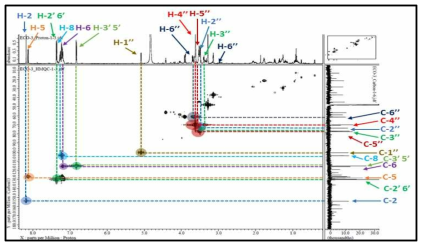 HMQC spectrum of Eco-3