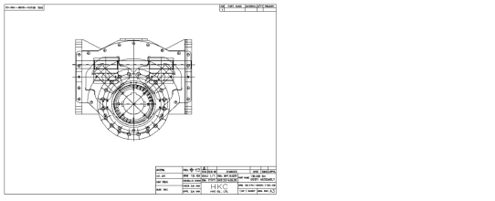 Housing part assembly design drawing image