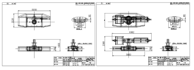 Actuator 내구수명 평가 장비 설계도면 형상