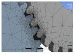 기어의 매쉬 형상