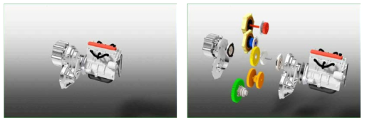 3D 렌더링 모델을 이용한 Exploded view 애니메이션