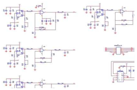 2×2 sensor module 회로도