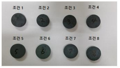 소결밀도 평가용 소형 타겟