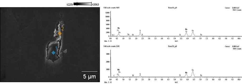 Fe-24.6Mn-0.3C재 석출물 분석 결과