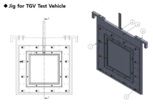 TGV Cu filling Test vehicle 전해 도금용 Jig