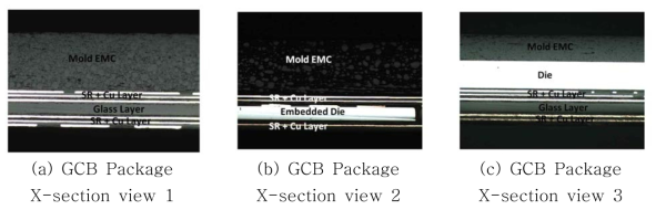 GCB Package X-section view