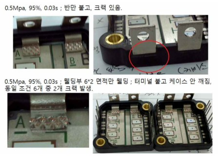 초음파 웰딩 과정 사진