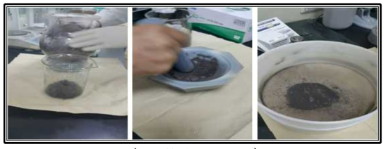 Sieving powder 제조