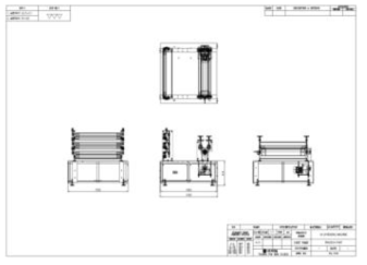 폭 1,000mm 멀티 스프레딩 닙롤러 도면