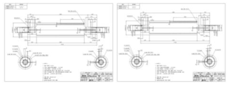 라미네이팅부 히팅 롤러 설계 도면