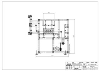 폭 1,000mm 멀티 스프레딩 디사이징부 도면