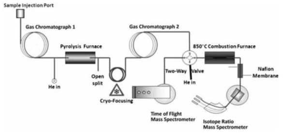 Py-GC/MS 구성도
