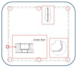 성형 세라믹 보강 ESC 구조 설계