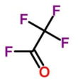 Chemical Structure of CF3COF gas