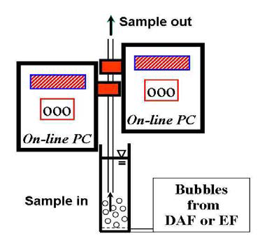 Schematic of particle counting method