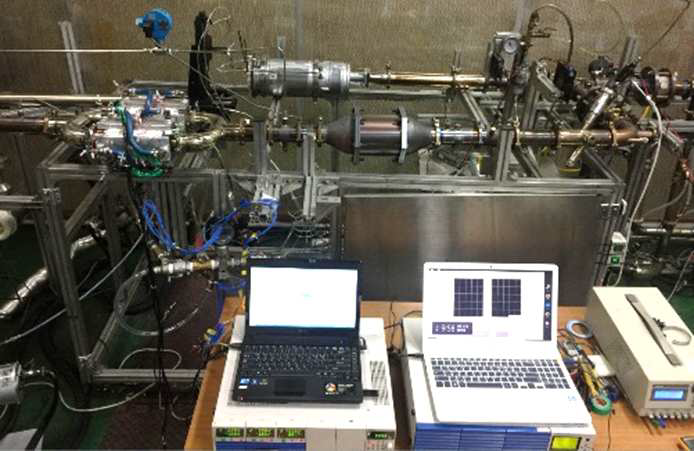 배기계 고온가스 평가 사진