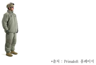 미국 군복에 적용된 Primaloft