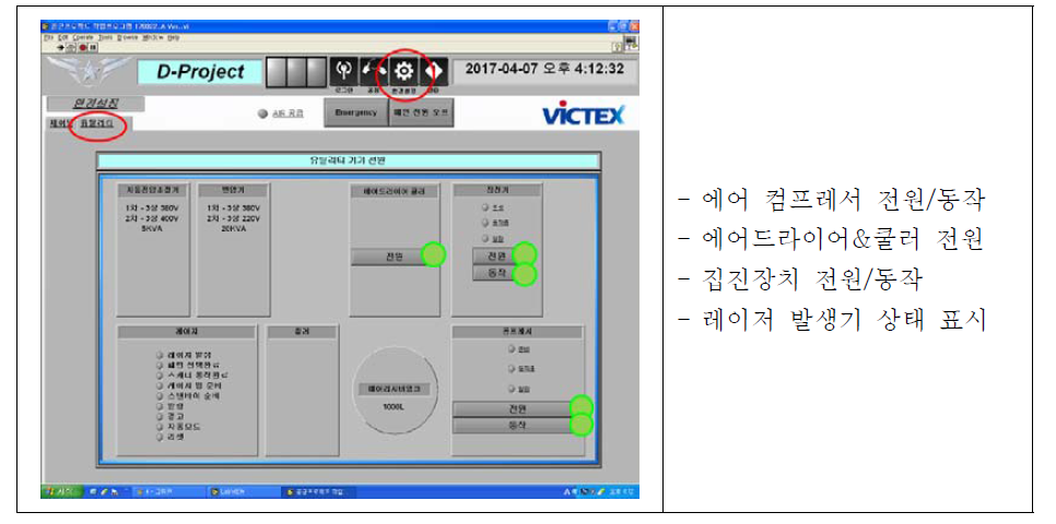 부속 장비 제어 프로그램