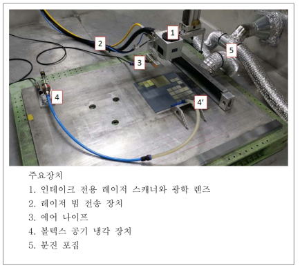 레이저 페인트 제거 모듈의 구성