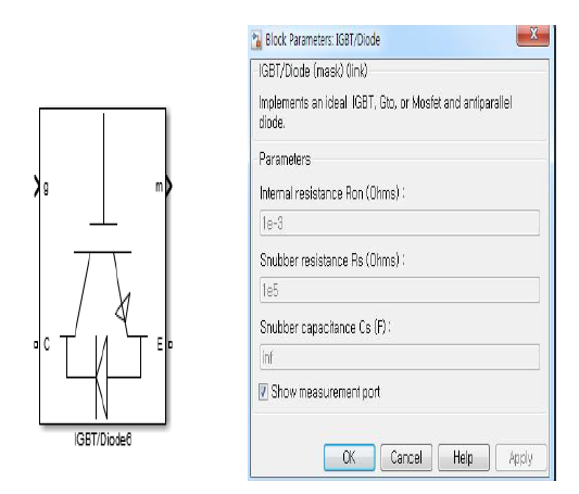 IGBT 전력반도체 모델링 및 파라미터값 설정