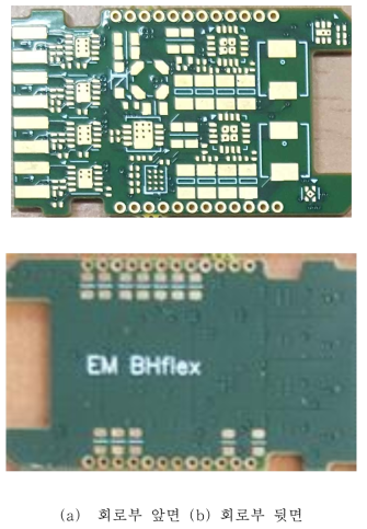 10G용 광송수신기 모듈의 Embedded PCB 앞/뒷면