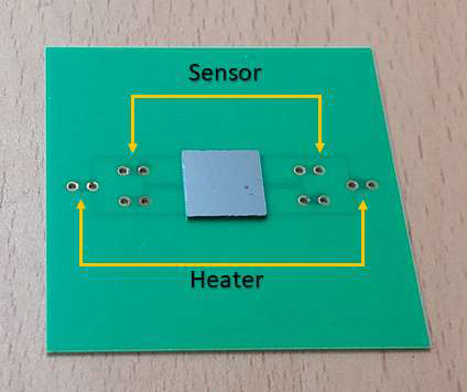 제작된 thermal test die 및 쿠폰