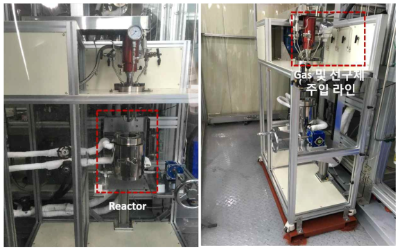 Amination reactor Scale-Up(1,000mL) 장비 사진