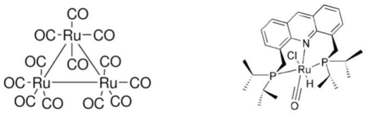 Ru3(CO)12(Triruthenium dodecacarbonyl)와 Carmoylchlorohydrido-(4,5-diiso-propylphosphinomethylacridino)-ruthenium(Ⅱ)