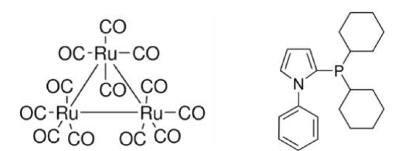 Ru3(CO)12 / CataXiumPcy의 구조