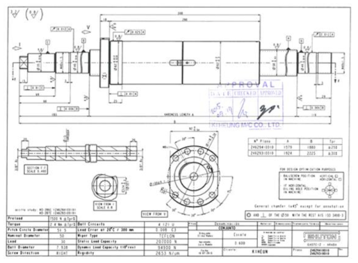 X축 Ball screw