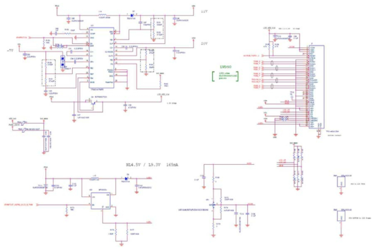 LVDS 디스플레이 회로도