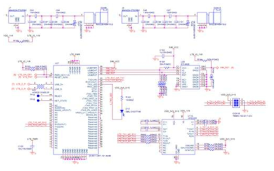 LTE 모듈 회로도